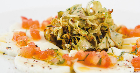 Artischockensalat mit Mozzarella