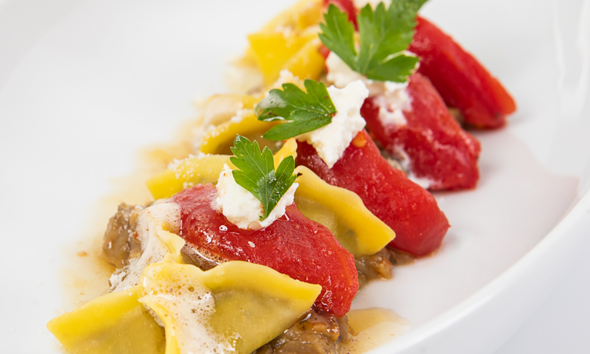 Fagottini mit Ricotta-Kräuterfüllung